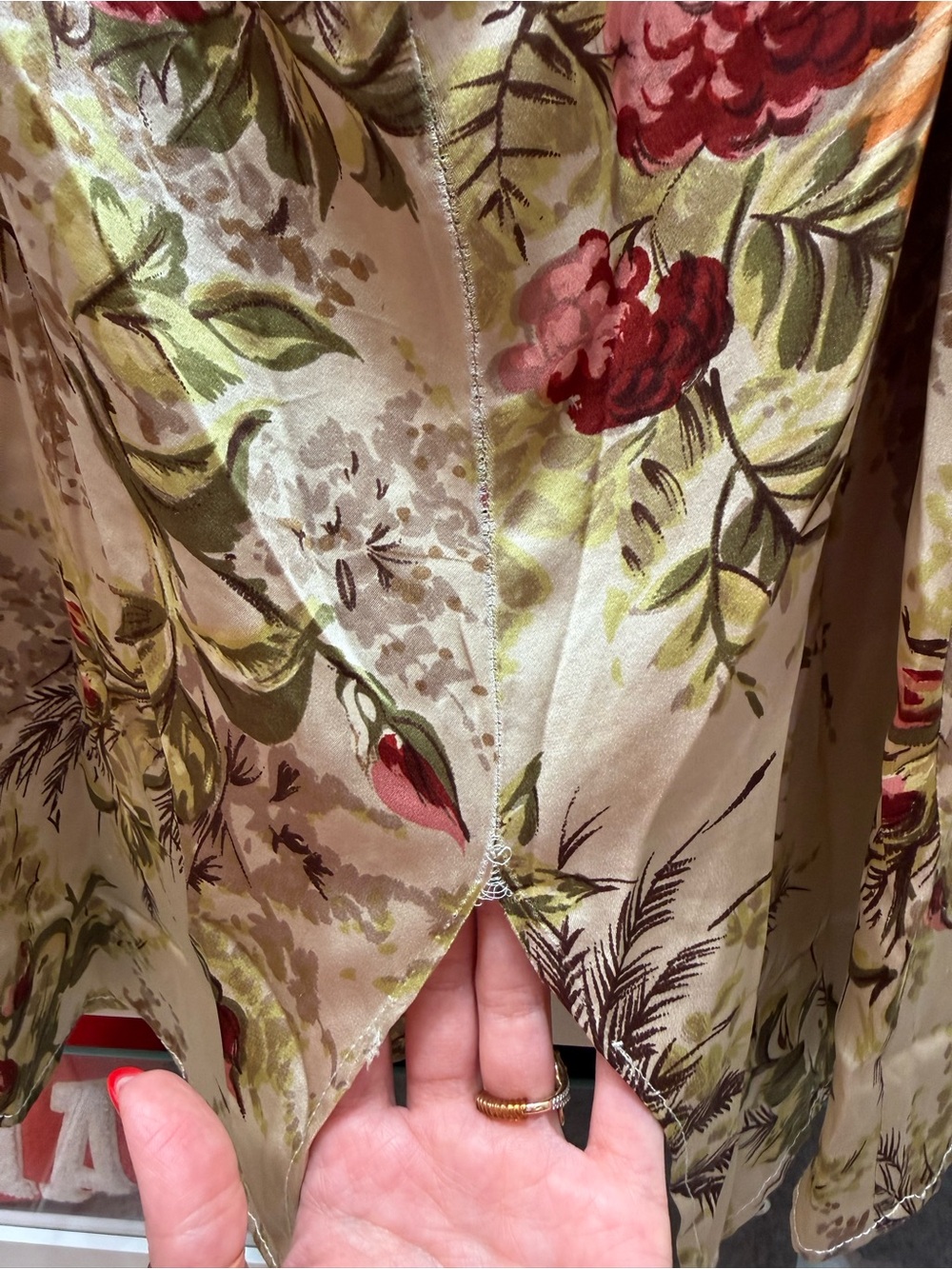 Vintage Dolce & Gabbana 100% Silk Floral Slip Dress IT42 US6 Made in Italy Y2K - Picture 12 of 12